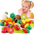 Brinquedos De Corta Frutas ou Verduras de Brinquedo Infantil Cozinha Brincar Da Casa - frutas de corta