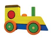 Brinquedos de Madeira Educativos Kit Transporte Trenzinho