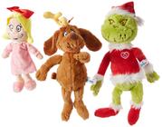 Brinquedos de pelúcia Aurora World Dr. Seuss Cindy Lou Who 30 cm, Grinch Santa 48 cm e seu cachorro no máximo 45 cm