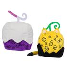 Brinquedos de pelúcia Heallcea Blox Fruits Dough Fruit+Leopard 15cm