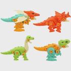 Brinquedos Dinossauros Coloridos Com Parafusos Monta e Desmonta e muito divertido. - toys