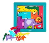 Brinquedos Educativos Montar E Empilhar Animais Safari 6010