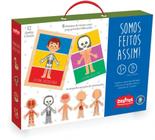 2 Brinquedos Educativos Jogos APrendendo as Formas e Partes do Corpo Humano  Menino e Menina -- Mega Impress - Jogos Educativos - Magazine Luiza