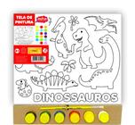 Kit De Pintura Dinos Jogo De Colorir Infantil Dinossauros Nig Brinquedos +  Cavalete Telas Pincel Tintas - Kit de Pintura Infantil - Magazine Luiza