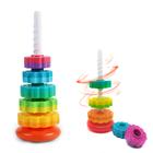 Brinquedos giratórios LBAIBB Rainbow Spin Tower para crianças pequenas