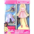 Brinquedos magnéticos de madeira Barbie Tara com 23 roupas