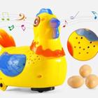 Brinquedos Robô Galinha Bota Ovos Infantil Luz e Som - TOYS