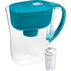 Brita jarro de filtro de água para torneira e água potável com 1 filtro de substituição, capacidade de 6 xícaras, presente de Natal para homens e mulheres, BPA Free, turquesa