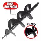 Broca 80 X 20Cm Pino Trava Perfurador De Solo Vulcan Preto - Nakasaki/Sa Tools