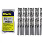 Broca Aco Rapido Irwin 9/64'' ./ Kit Com 10 Peças