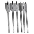 Brocas Chatas Jogo Com 6 Brocas Para Madeira