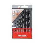 Brocas Para Madeira 3 Pontas 8 Peças 3-10mm - Makita - D-57227