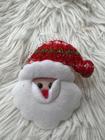 Broche De Natal LED Piscando Alfinetes luminado Urso Papai Noel (Um Unidade)