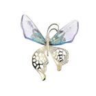 Broche Feminino De Borboleta De Cristal Em Degradê