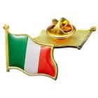 Broche Oficial Bandeira Itália Pin Diplomático Italiano Europa