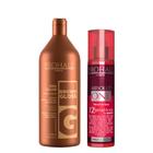 Brown Gloss Matizador Morena Iluminada 500ml + Protetor Térmico Absolut One 200ml