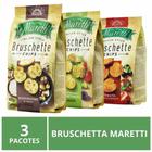 Bruschetta Italiana Maretti, 3 Pacotes de 85g