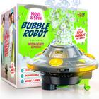 Bubble Machine Ninja Blast Robot para crianças com música e luzes