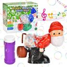 Bubble Machine Santa Bubble Blower com música e luzes - AmazonUS