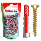 Bucha De Nylon Duopower 10mm Fischer C Aba E Parafuso 30pçs