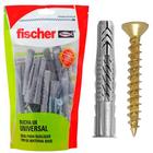 Bucha De Nylon Fischer Ux 6mm Universal C Parafuso 30pçs