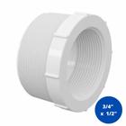 Bucha de Redução Curta PVC Branco Roscável 3/4x1/2" 25x20mm Tigre