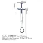 Bucha Drywall Sforbolt 1/4 C/100 C/Par