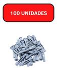 Bucha Para Lajota Tijolo Parede Oca 6mm Cinza - 100 Unidades