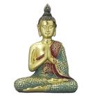 Buda Decorativo Em Resina Sabedoria hindu meditação fortuna Reflexão zen monge - 174