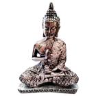 Buda Hindu Iluminado Chakras Feng Shui Decor - Prateado - Retrofenna Decor