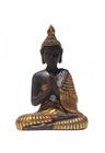 Buda Hindu Tibetano Tailandês Em Resina Dourado 12,5cm - Tenda