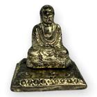 Buda Incensário Dourado em Metal 3 cm