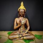 Buda tailandês envelhecido 27cm