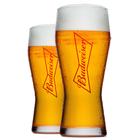 Budweiser C/ 02 Verm. Copos P/ Cerveja 400 Ml - Globimport