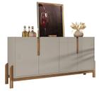 Buffet Aparador 4 Portas 170cm 050518 Off White Cedro DCASA