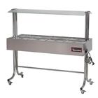 Buffet Aquecido Gastromaq Cromado 8 Cubas Tampa Inox Cobertura Vidro 127V BTE 8 ST G2 CR IV