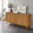 Buffet Ares Lux 4 Portas Nature - Tebarrot