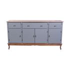 Buffet Balcão de Cozinha de Madeira Antique 192 cm com 4 Portas e 3 Gavetas - 804