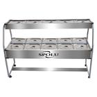 Buffet Combinado Spolu 10 Cubas Quentes 5 Cubas Frias 127V SPL-513CO