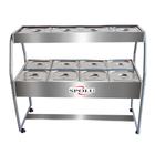 Buffet Combinado Spolu 8 Cubas Quentes 4 Cubas Frias 127V SPL-509CO