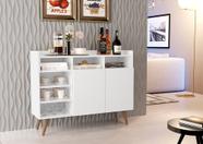 Buffet Life 02 Portas e Nichos Branco - Giga