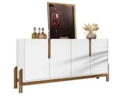 Buffet Lizz 1,70 Branco/Cedro - Casa D