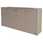 Buffet para Sala de Jantar Lia 100% MDF com 4 Portas Cimol Off White 3