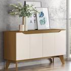 Buffet Quartzo com 4 Portas - Nature/Off White