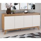 Buffet Space 4 Portas 2 Prateleiras Internas Imbuia/Off White