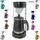 Bule Com Mancebo Coador De Café colorido Retro em Alumínio Mariquinha Cafeteira