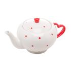 Bule de Chá de Porcelana Petit Pois 550ml - Wolff