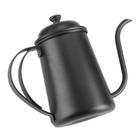 Bule P/ Servir Café Chá Bico De Ganso Inox Black 700ml - Mimo