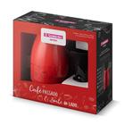 Bule Térmico Vermelho 700Ml Sanremo Filtro Café 102 Chá Água