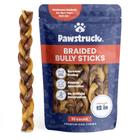 Bully Sticks Trançados Pawstruck - 30cm (10 Unidades) - Natural para Cães